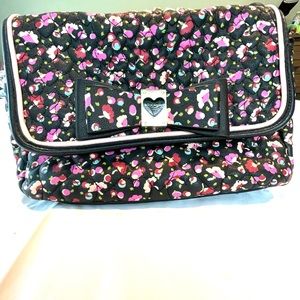 Betsey Johnson Leather Multicolor Chain Strap Crossbody Bag